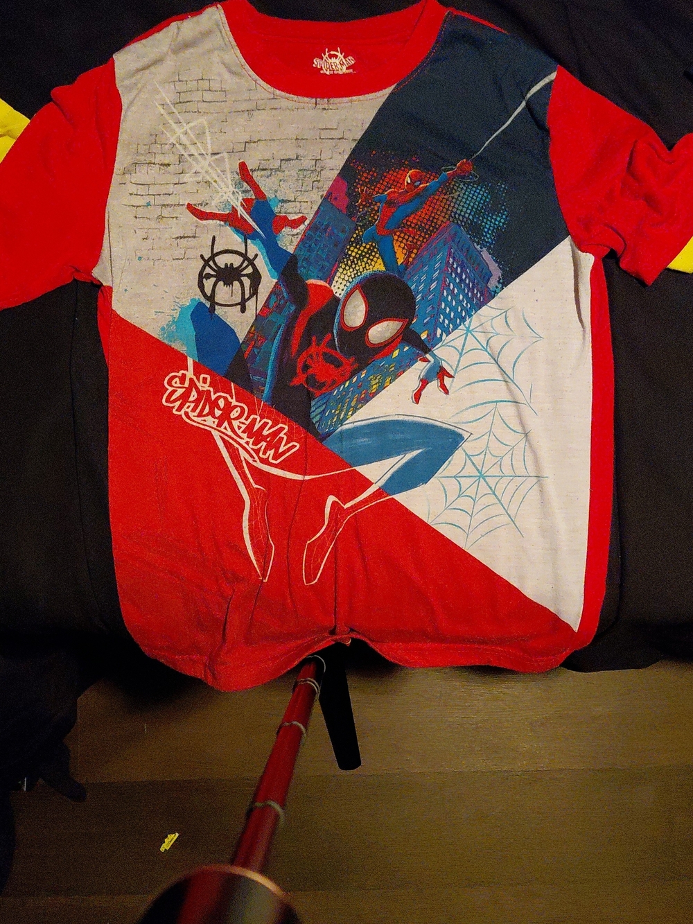 Marvel Kids Red, Blue & White Miles Morales Spider-Man Costume Tee